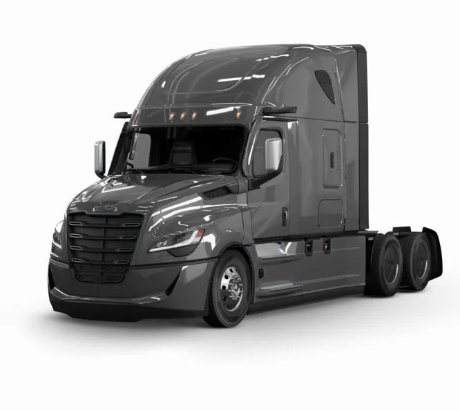 Grey sleeper tractor